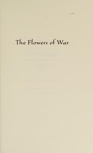 The flowers of war
