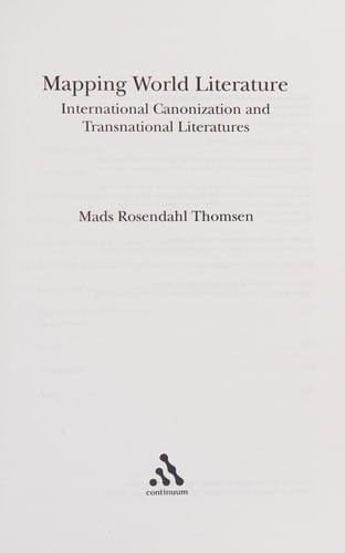 Mapping world literature