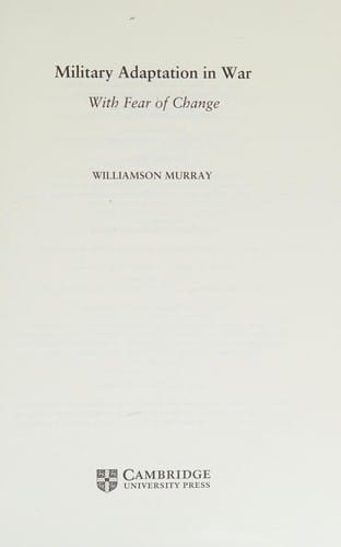 Military adaptation in war