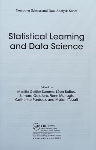 Statistical learning and data science