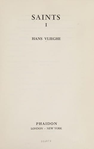 Saints. [Translated from the Dutch, by P. S. Falla]