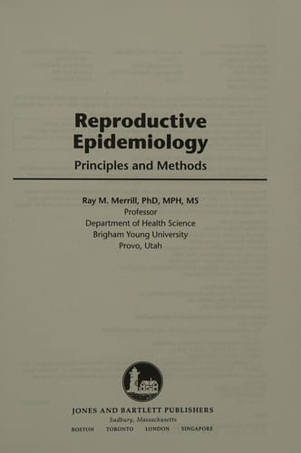 Reproductive epidemiology