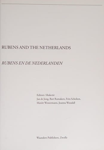 Rubens and the Netherlands =