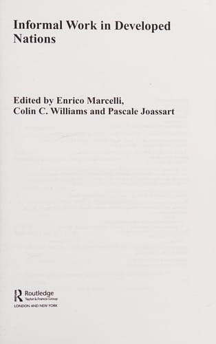 Informal work in developed nations