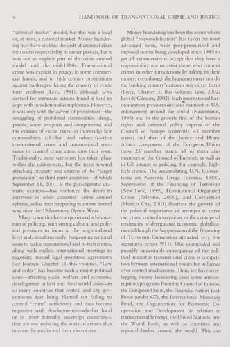 Handbook of transnational crime & justice