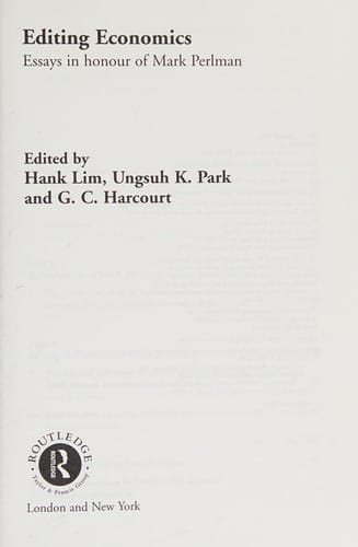 Editing economics