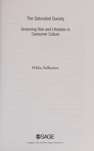 The saturated society