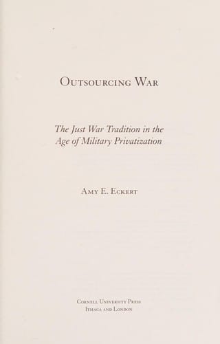Outsourcing war