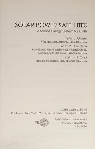 Solar power satellites