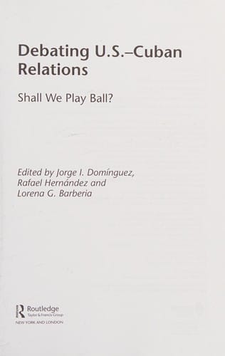 Debating U.S.-Cuban relations