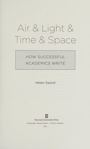 Air & light & time & space