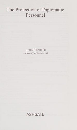 PROTECTION OF DIPLOMATIC PERSONNEL