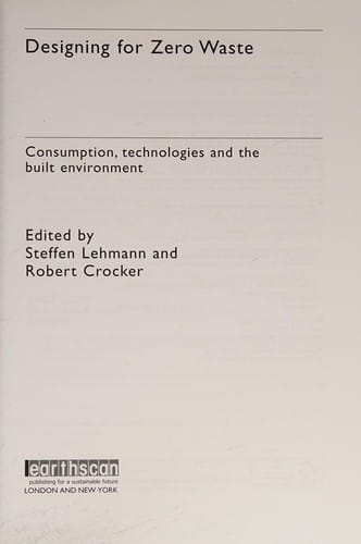 Designing for zero waste