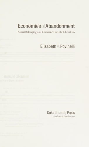 Economies of abandonment