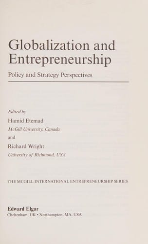 Globalization and entrepreneurship
