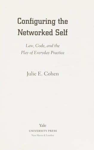 Configuring the networked self