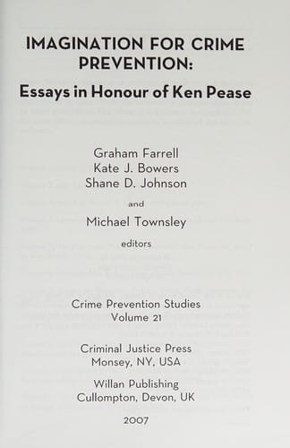 Imagination for crime prevention