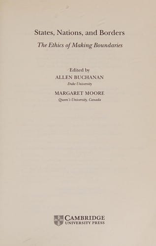 States, nations, and borders