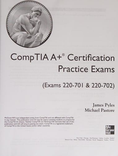 CompTIA A+ certification practice exams