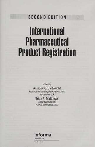 International pharmaceutical product registration