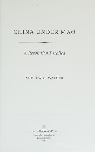 China under Mao