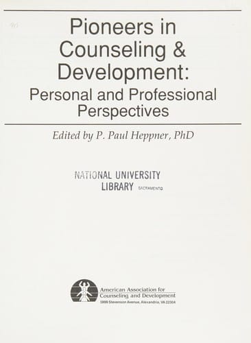 Pioneers in counseling & development