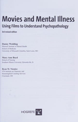 Movies and mental illness