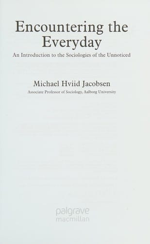 Encountering the everyday