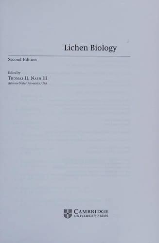 Lichen biology