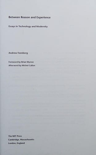 Between reason and experience