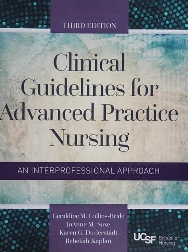 Clinical guidelines for advanced practice nursing
