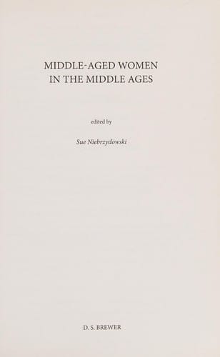 Middle-aged women in the Middle Ages