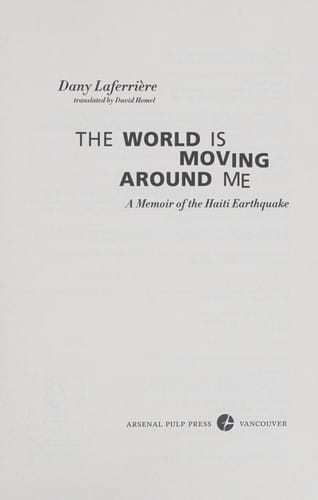 The world is moving around me