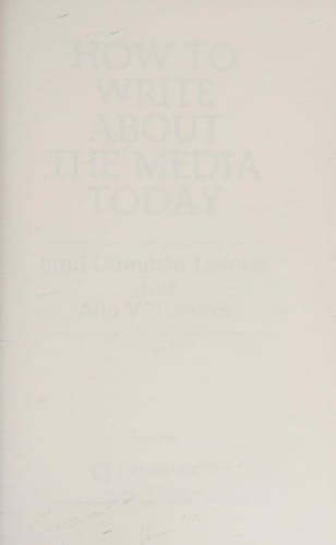 How to write about the media