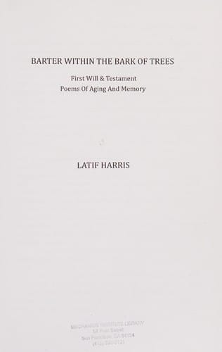 Barter within the bark of trees