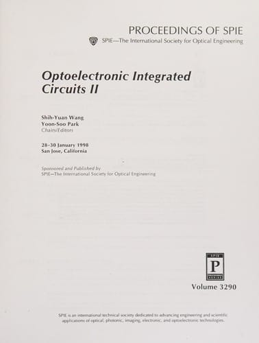 Optoelectronic integrated circuits II