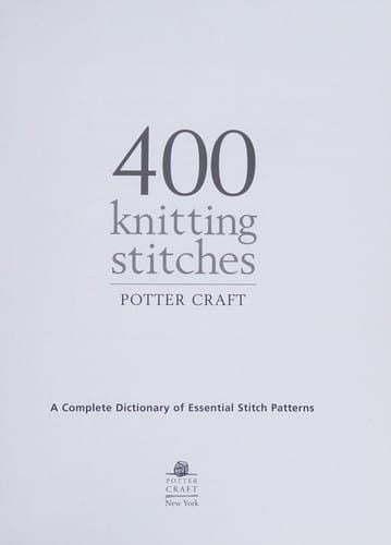 400 knitting stitches