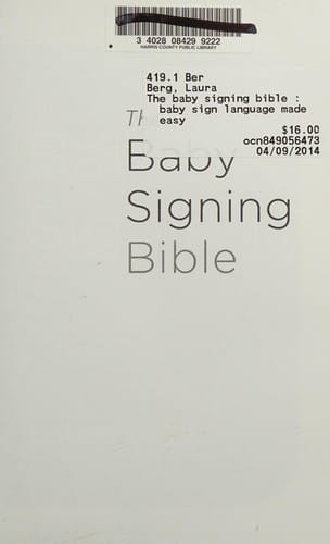 The baby signing bible