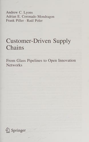 Customer-driven supply chains