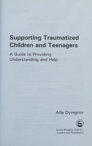 Healing childhood and adolescent trauma