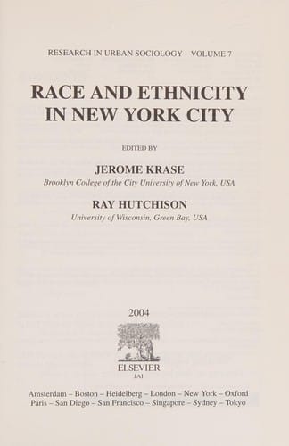 Race and ethnicity in New York city