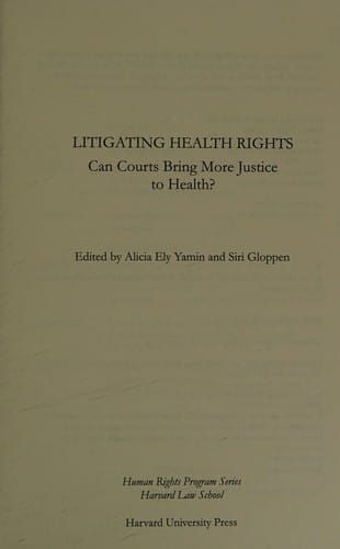 Litigating health rights