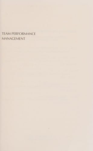 Team performance management