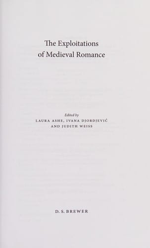 The exploitations of medieval romance