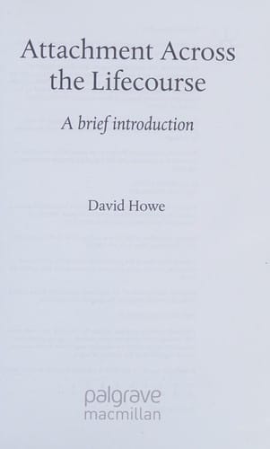 Attachment across the lifecourse