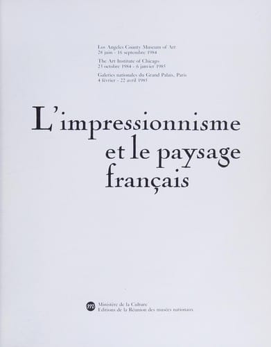 L'impressionnisme et le paysage français