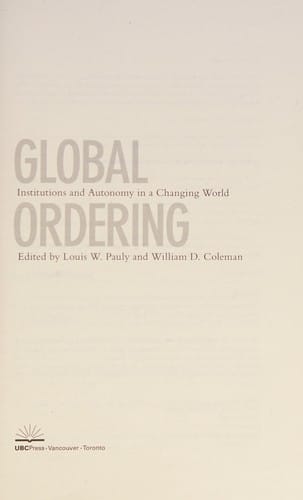 Global ordering