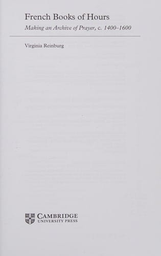 French books of hours