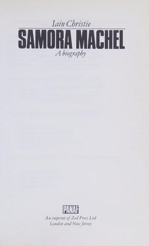 Samora Machel, a biography