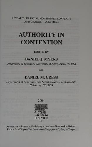 Authority in contention